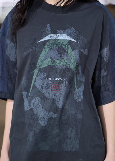 BLIND NO PLAN EXIT MODE Racing Camouflage Print Tee | Face 3 Face