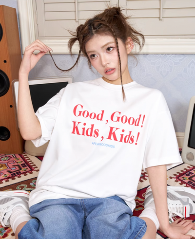 AFGK Good Kids Printed Tee | Face 3 Face