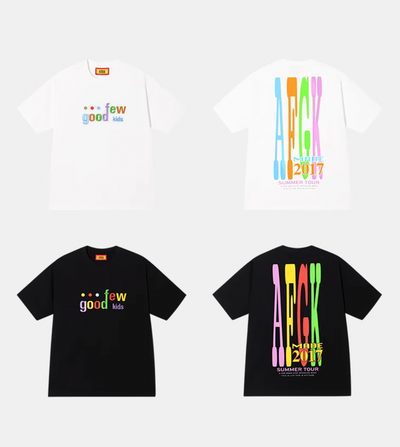 AFGK Multicolor Printing Letters Big Logo Tee | Face 3 Face