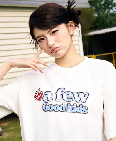 AFGK Graffiti Spray Painted Gradient Logo Tee | Face 3 Face