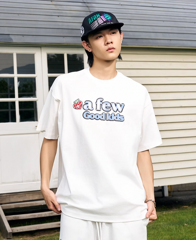 AFGK Graffiti Spray Painted Gradient Logo Tee | Face 3 Face