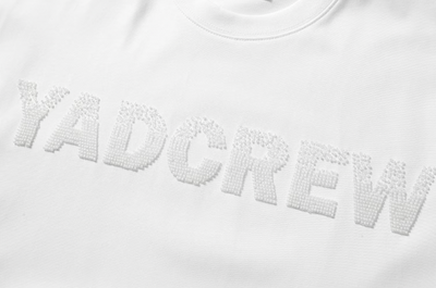 YADcrew Logo Bead Tube Embroidery Tee | Face 3 Face