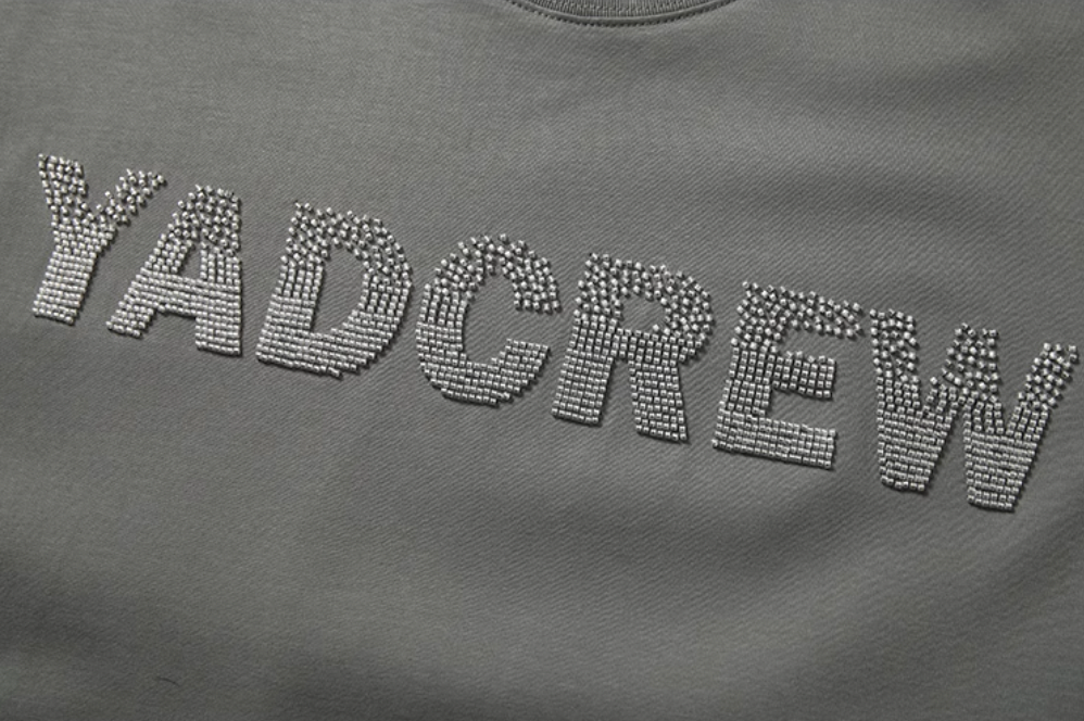 YADcrew Logo Bead Tube Embroidery Tee | Face 3 Face