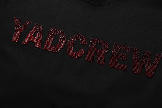 YADcrew Logo Bead Tube Embroidery Tee | Face 3 Face