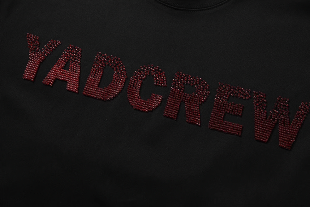 YADcrew Logo Bead Tube Embroidery Tee | Face 3 Face