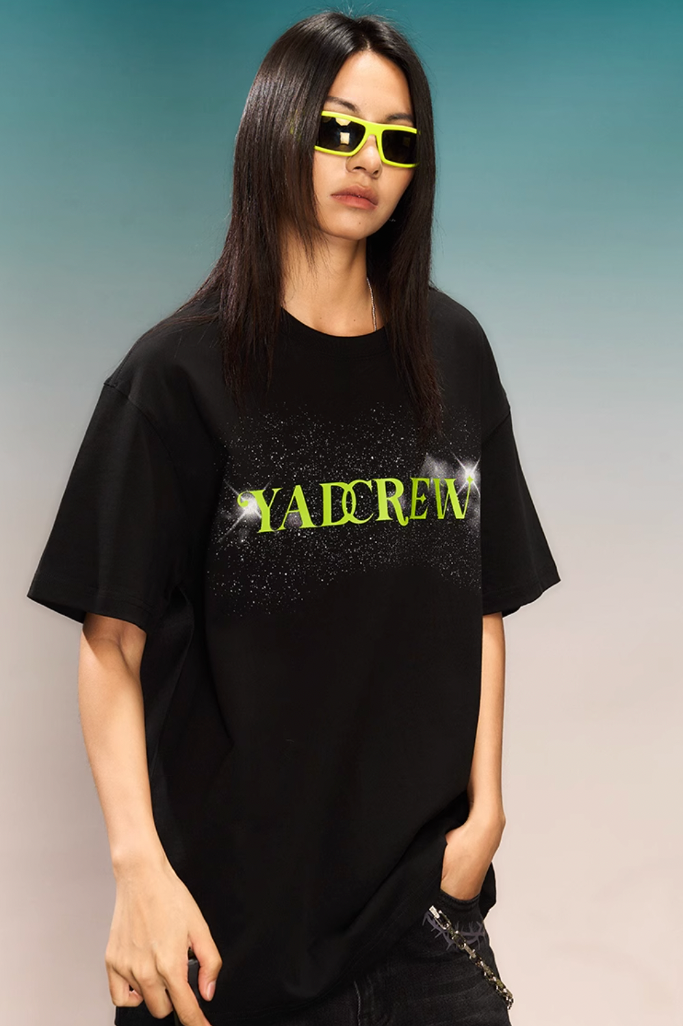 YADcrew “Galaxy” Dot Offset Printing Tee | Face 3 Face