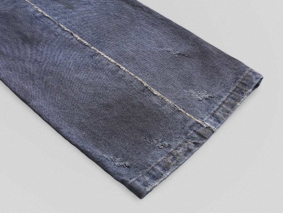 UNDERWATER Dirty Dye Damaged Splicing Baggy Jeans | Face 3 Face