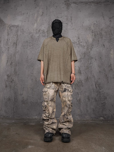 UNDERWATER Desert Camouflage 3D Cut Multi Pocket Work Cargo Pants | Face 3 Face