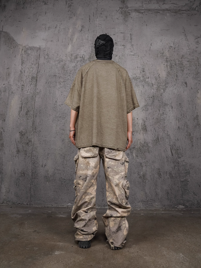 UNDERWATER Desert Camouflage 3D Cut Multi Pocket Work Cargo Pants | Face 3 Face