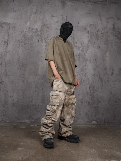 UNDERWATER Desert Camouflage 3D Cut Multi Pocket Work Cargo Pants | Face 3 Face