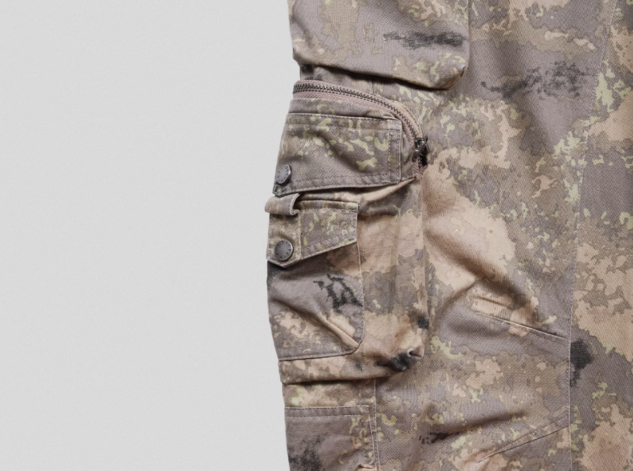 UNDERWATER Desert Camouflage 3D Cut Multi Pocket Work Cargo Pants | Face 3 Face