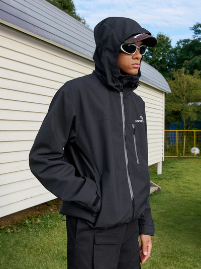 Harsh and Cruel Outdoor Hooded Windproof Rush Jacket | Face 3 Face