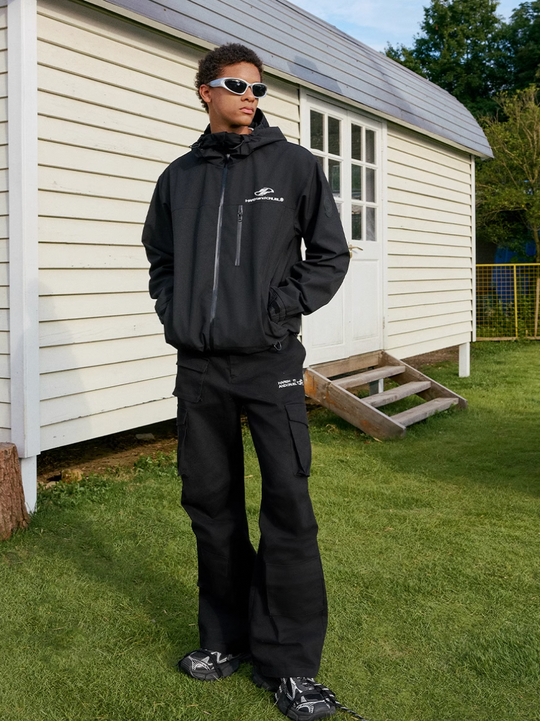 Harsh and Cruel Outdoor Hooded Windproof Rush Jacket | Face 3 Face