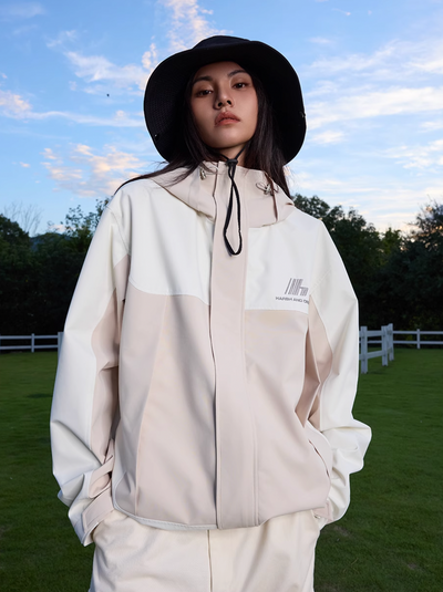 Harsh and Cruel Logo Windproof Contrast Color Rush Jacket | Face 3 Face