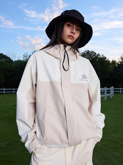 Harsh and Cruel Logo Windproof Contrast Color Rush Jacket | Face 3 Face