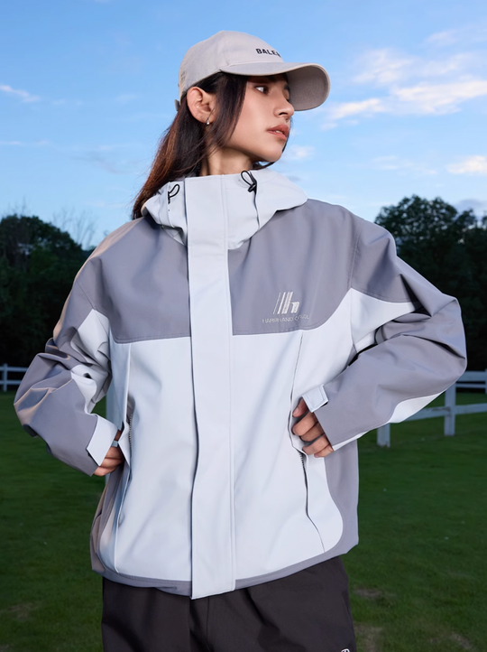 Harsh and Cruel Logo Windproof Contrast Color Rush Jacket | Face 3 Face