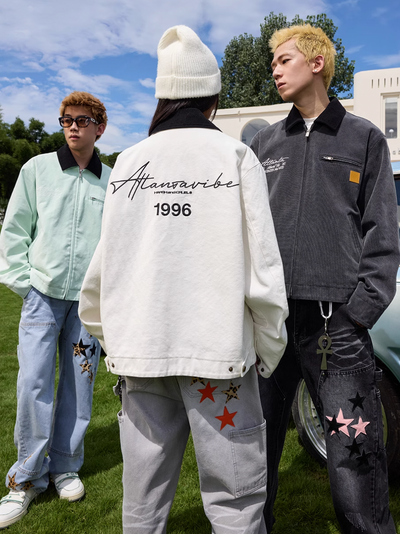 Harsh and Cruel Vintage Handwritten Embroidered Detroit Jacket | Face 3 Face