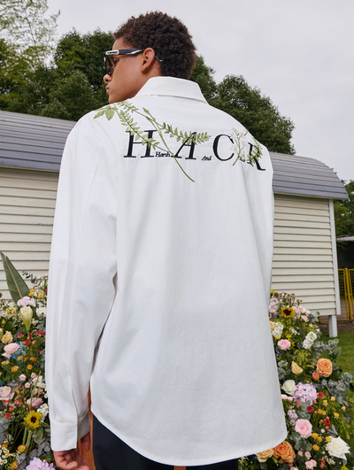 Harsh and Cruel Floral Embroidered Long Sleeve Shirt | Face 3 Face