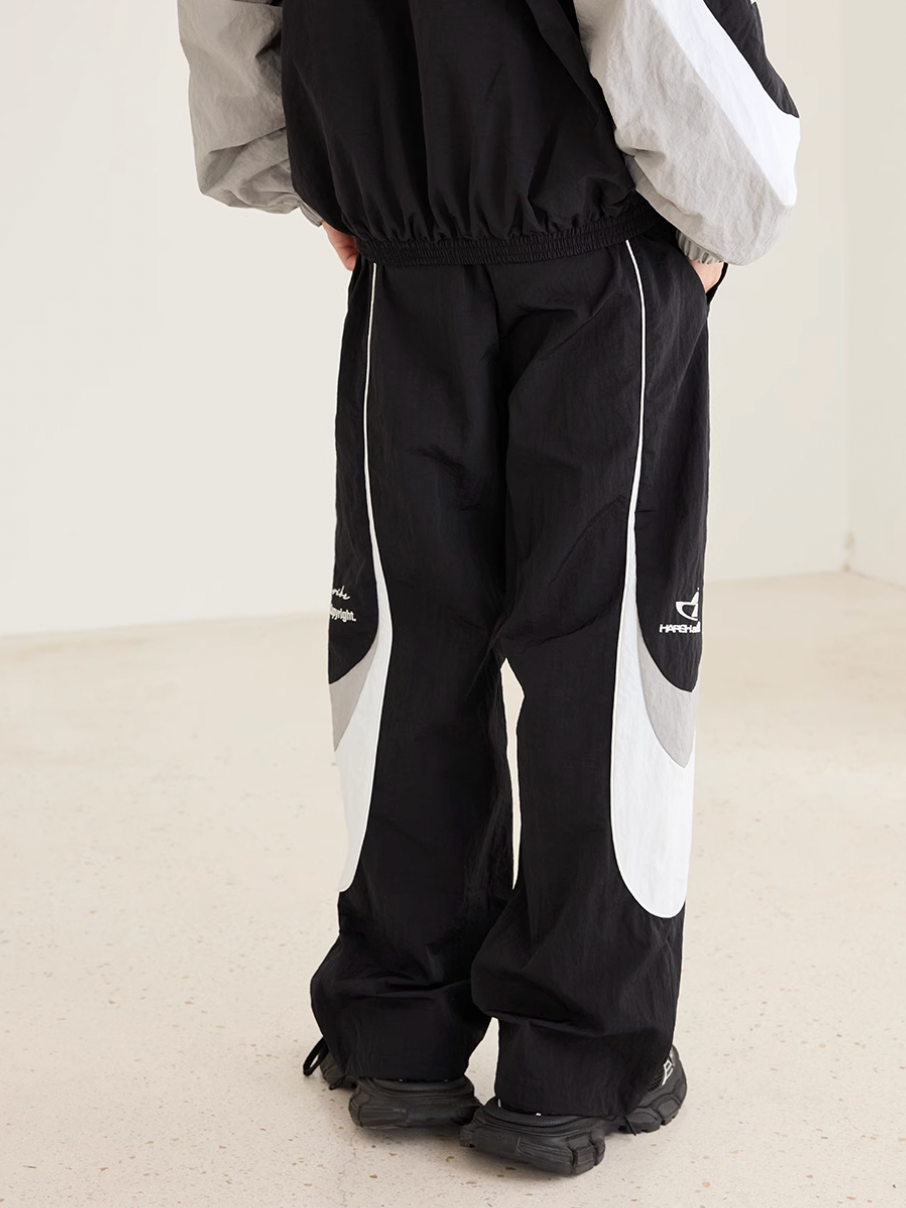 Harsh and Cruel Contrast Color Stitching Logo Track Pants | Face 3 Face