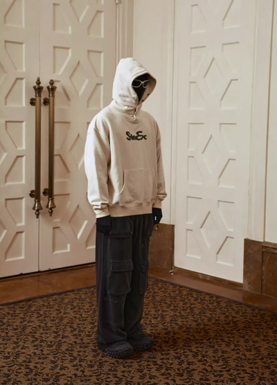 STEEPC Balaclava Foam Print Hoodie | Face 3 Face