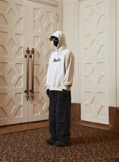 STEEPC Balaclava Foam Print Hoodie | Face 3 Face