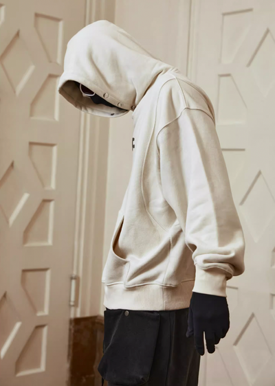 STEEPC Balaclava Foam Print Hoodie | Face 3 Face