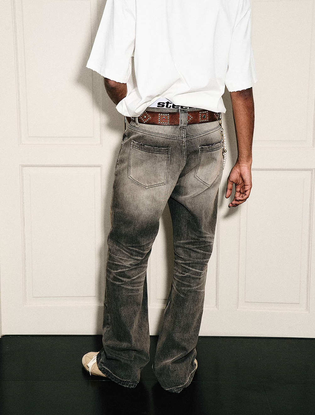 STEEPC Stonewashed Aged Ash Black Vintage Jeans | Face 3 Face