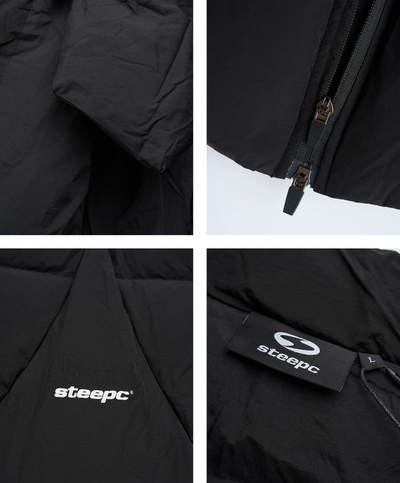 STEEPC Quilted Structure Detachable Vest Down Jacket | Face 3 Face