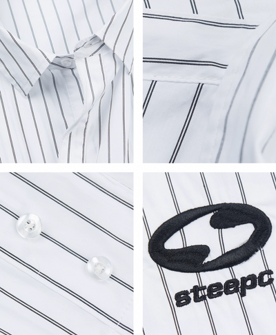 STEEPC Stripe Deconstructed Classic Drop Shoulder Shirt | Face 3 Face