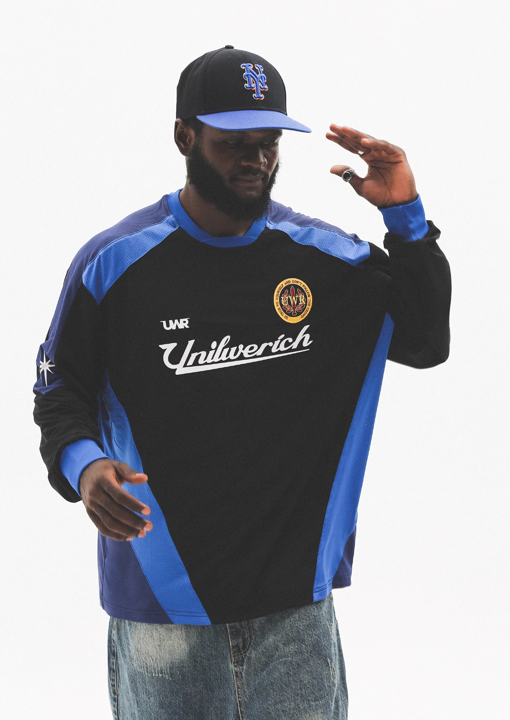 UNTILWERICH 3D Cut Long Sleeve Soccer Jerseys | Face 3 Face