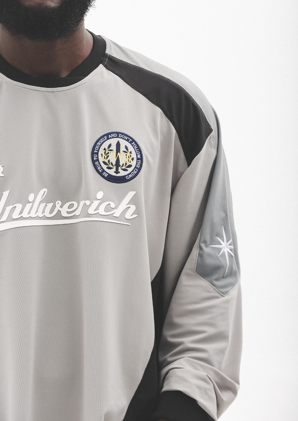 UNTILWERICH 3D Cut Long Sleeve Soccer Jerseys | Face 3 Face