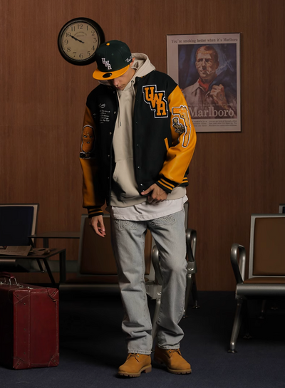 UNTILWERICH CALIFORNIA 187 Baseball Jacket | Face 3 Face