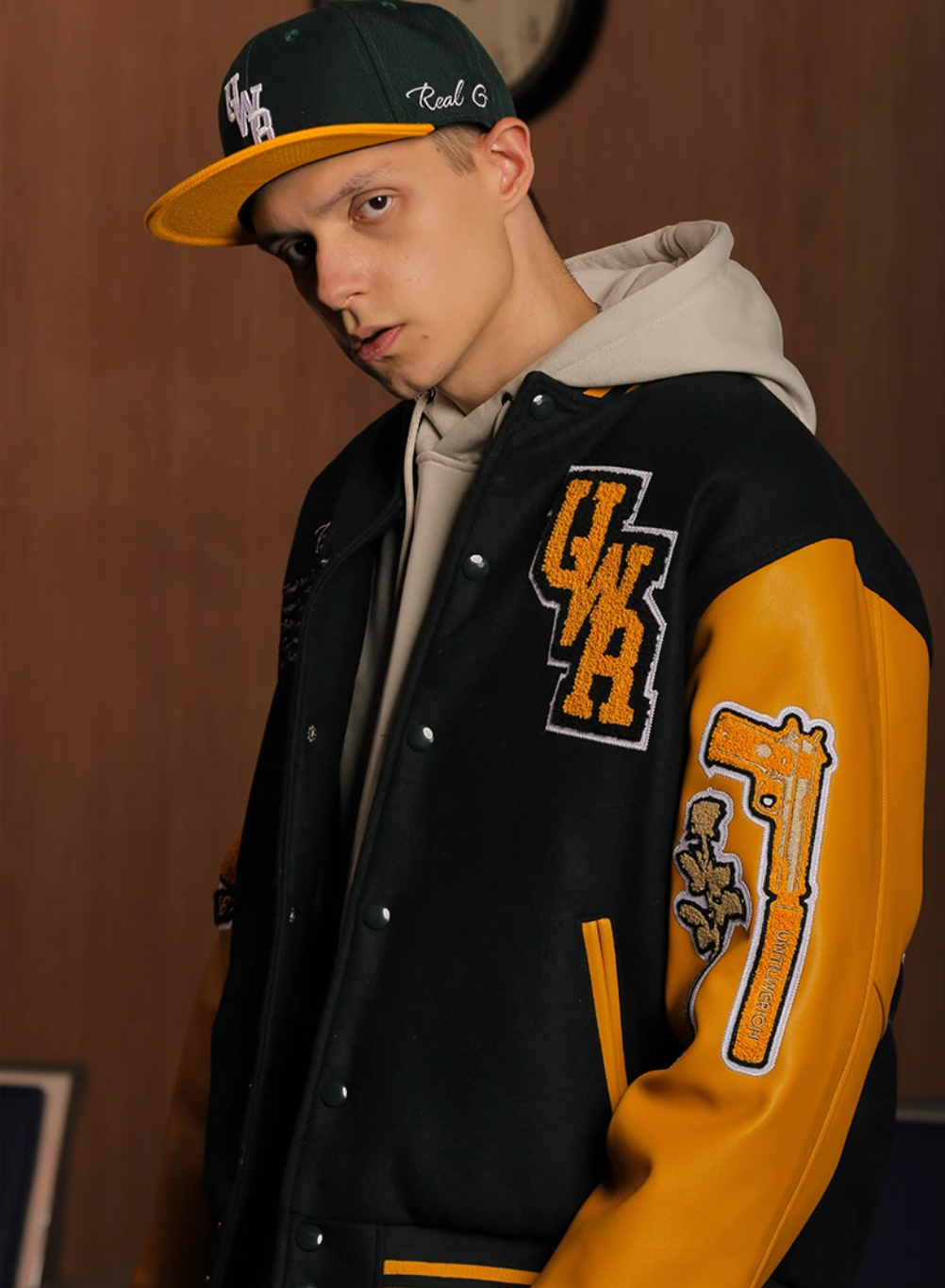 UNTILWERICH CALIFORNIA 187 Baseball Jacket | Face 3 Face