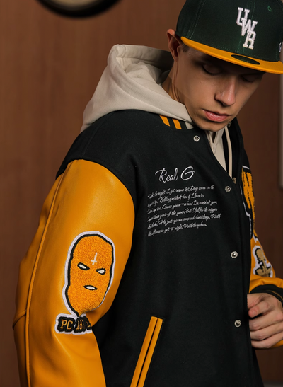 UNTILWERICH CALIFORNIA 187 Baseball Jacket | Face 3 Face