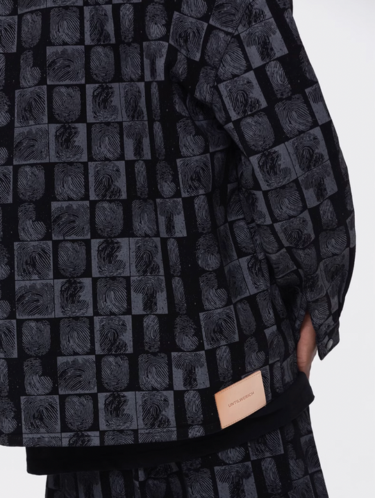 UNTILWERICH Fingerprint Denim Jacket | Face 3 Face
