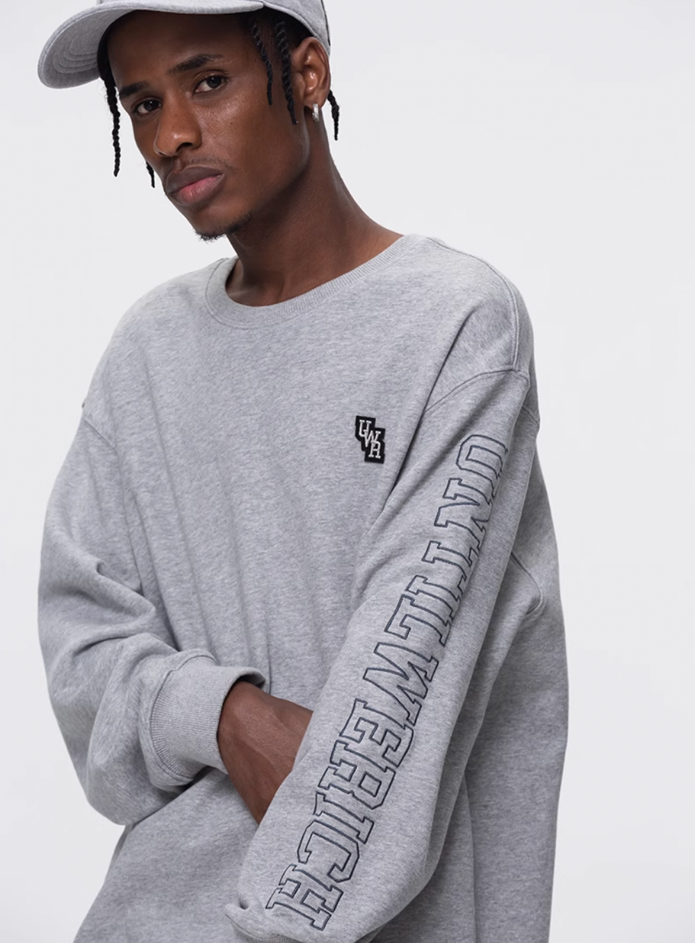 UNTILWERICH Logo Embroidered Sweatshirt | Face 3 Face