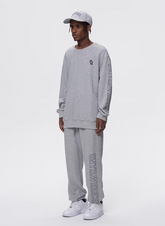 UNTILWERICH Logo Embroidered Sports Sweatpants | Face 3 Face