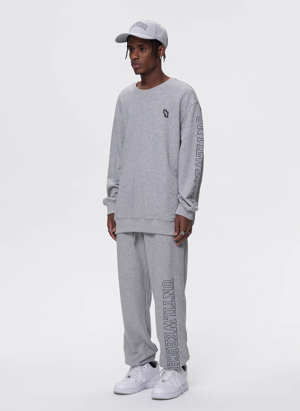 UNTILWERICH Logo Embroidered Sports Sweatpants | Face 3 Face