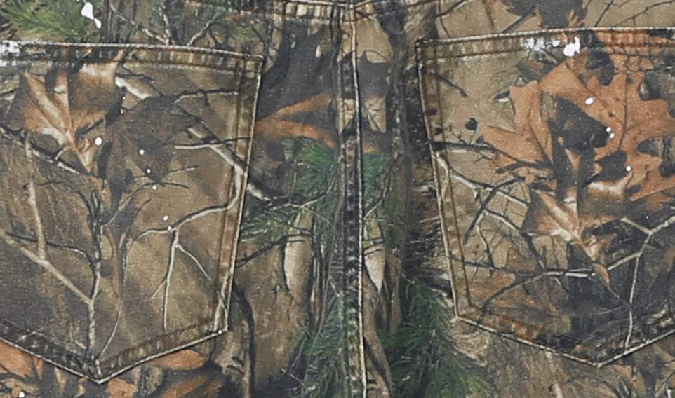 UNTILWERICH Camouflage Withered Leaves Micro Cargo Pants | Face 3 Face