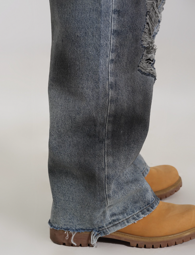 UNTILWERICH Old Dirty Wash Destroyed Jeans | Face 3 Face