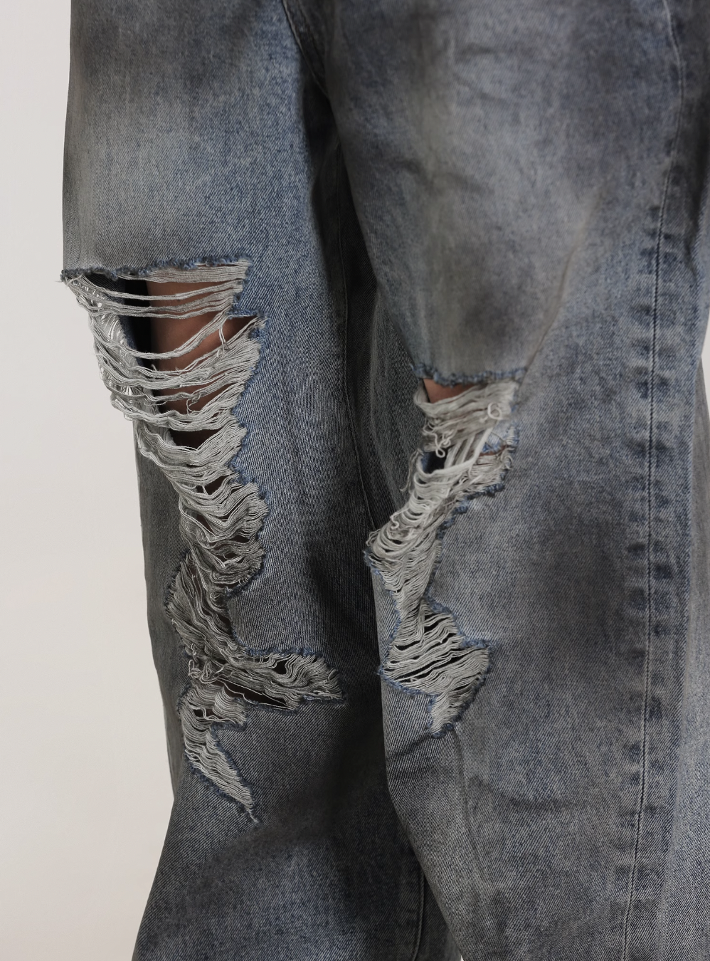 UNTILWERICH Old Dirty Wash Destroyed Jeans | Face 3 Face