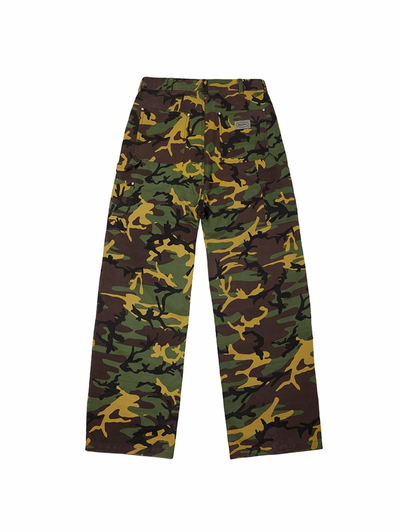 MHARF Washed Camouflage Work Double Knee Pants | Face 3 Face