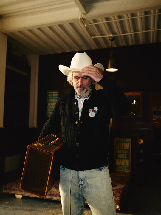 STEEPC Vintage Button Badge Knit Cardigan | Face 3 Face