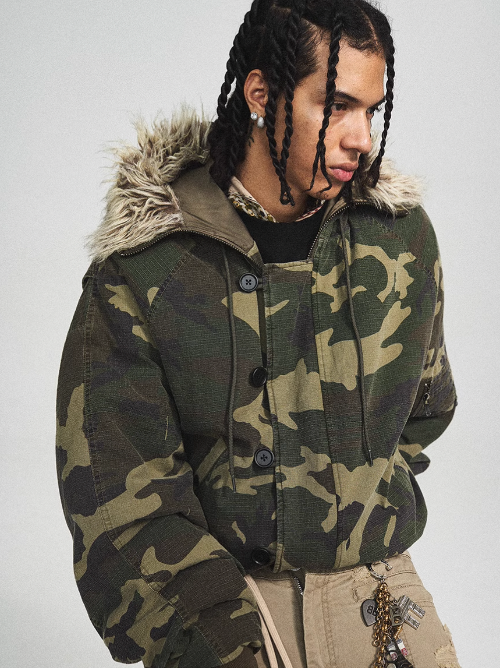 ANTIDOTE Camouflage Military Jacket
