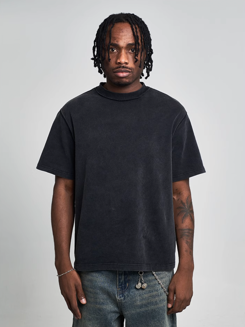 F3F Select Washed Black Tee | Face 3 Face