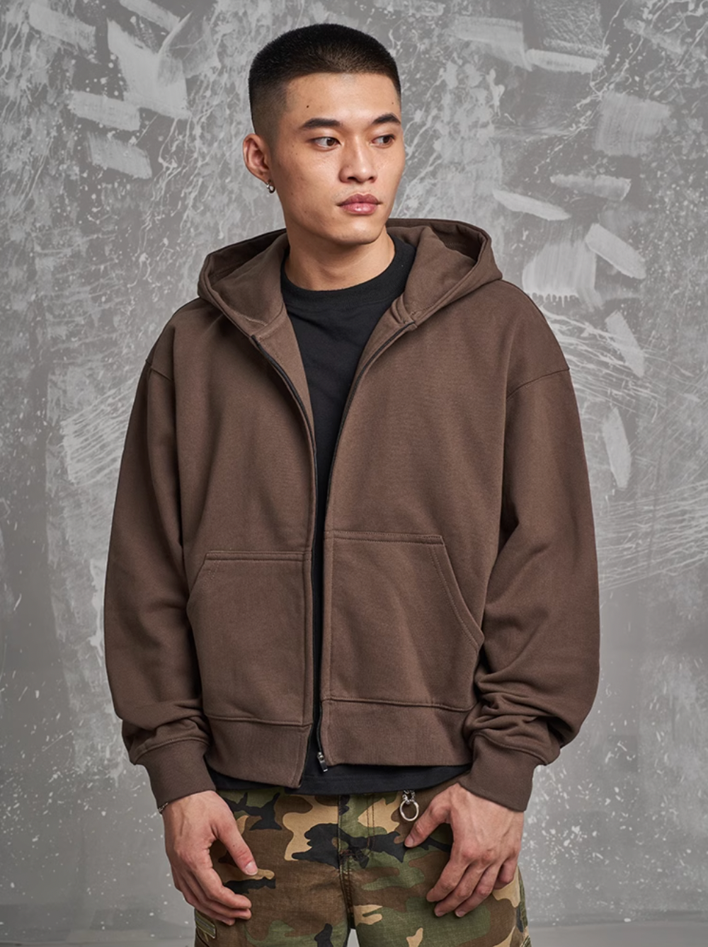 F3F Select Basic Zip Up Hoodie | Face 3 Face