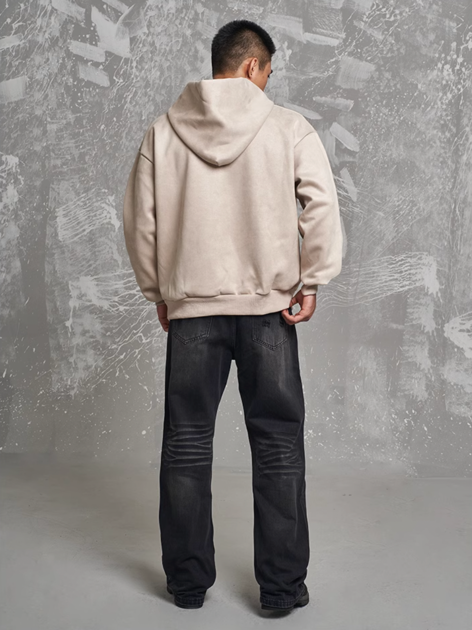 F3F Select 3D Printing Suede Hoodie | Face 3 Face