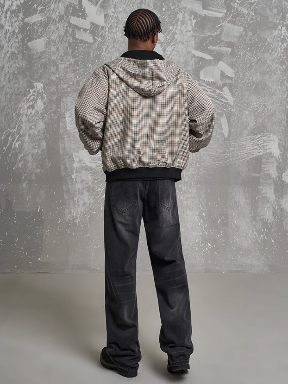 F3F Select Reversible Plaid Zip Up Hoodie | Face 3 Face