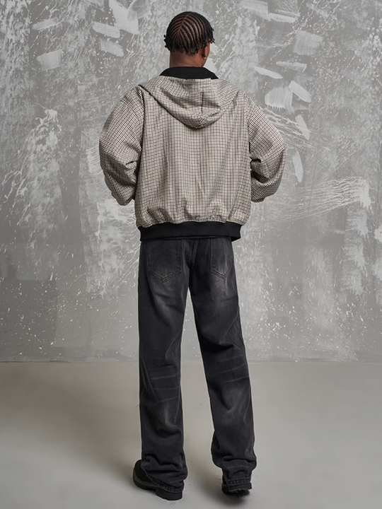 F3F Select Reversible Plaid Zip Up Hoodie | Face 3 Face