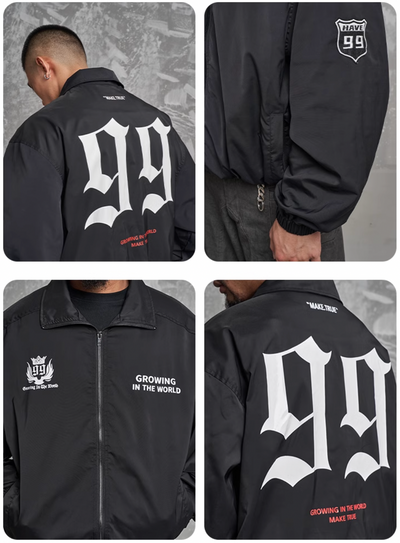 F3F Select Printed Racing Track Jacket | Face 3 Face